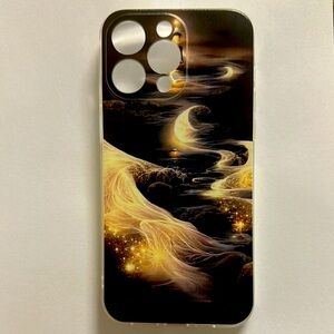 Gold and Black Phone Case